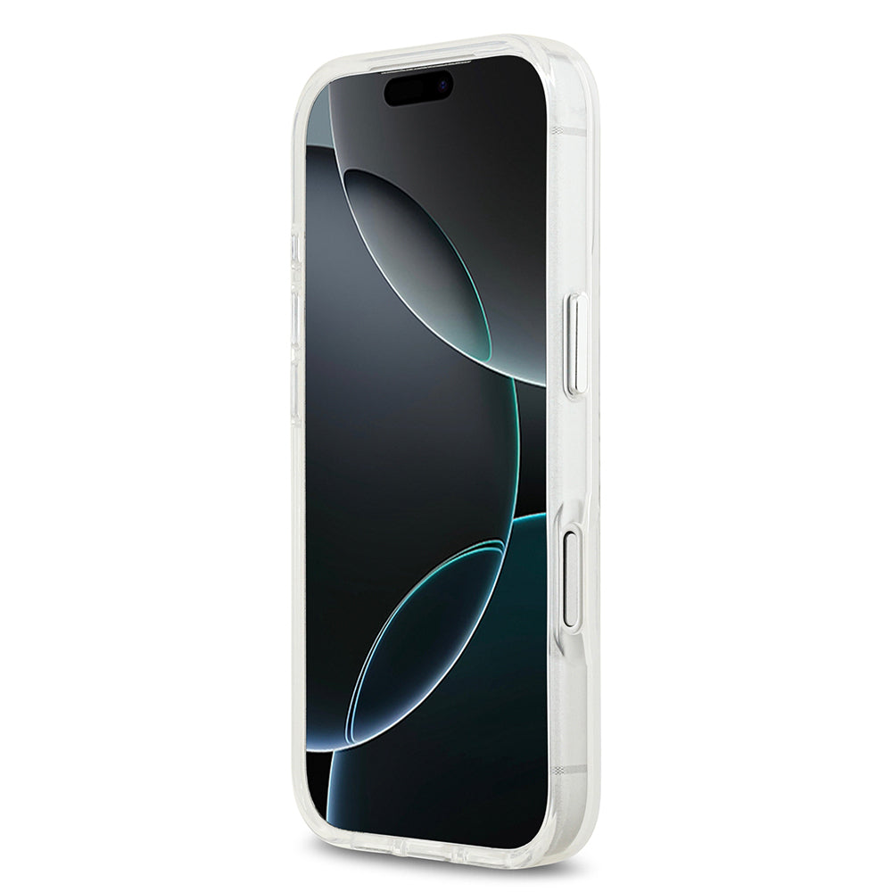 Mercedes Benz iPhone 17 Pro Orjinal Lisanslı M-safe Şarj Özellikli Buzlu PC Nostaljik Yıldız Dizayn Kılıf