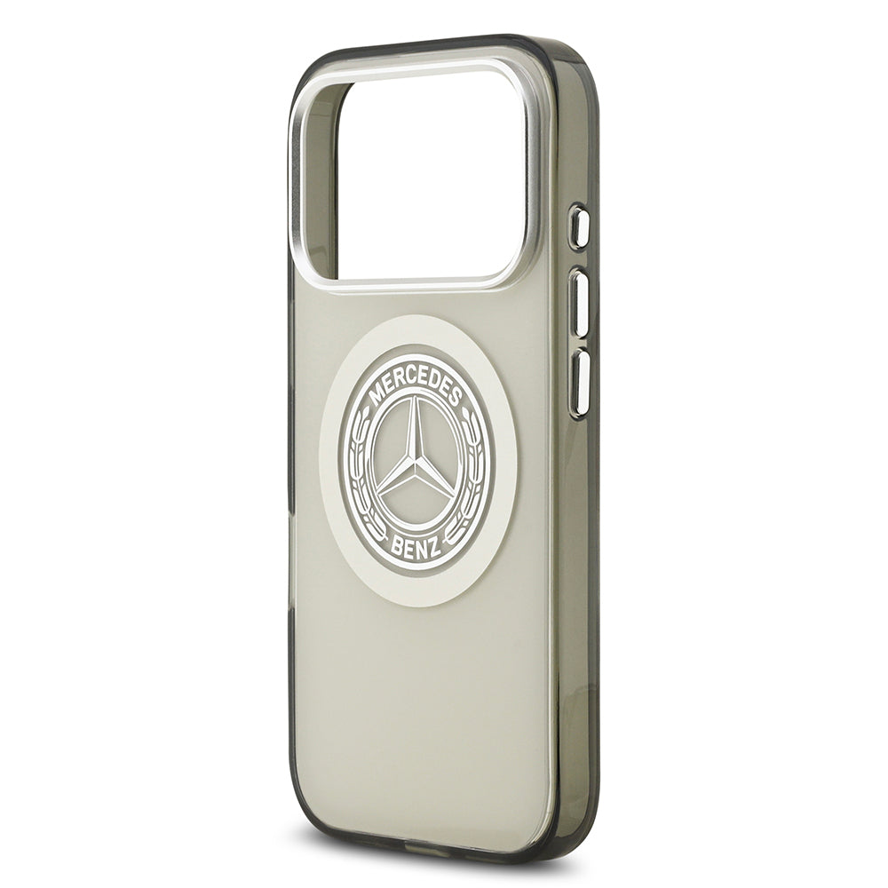 Mercedes Benz iPhone 17 Pro Orjinal Lisanslı M-safe Şarj Özellikli Çift Katmanlı PC Nostaljik Yıldız Dizayn Kılıf