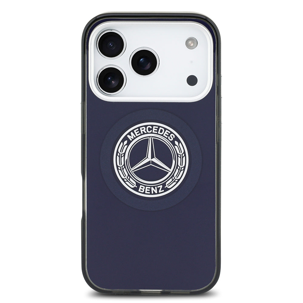 Mercedes Benz iPhone 17 Pro Orjinal Lisanslı M-safe Şarj Özellikli Çift Katmanlı PC Nostaljik Yıldız Dizayn Kılıf
