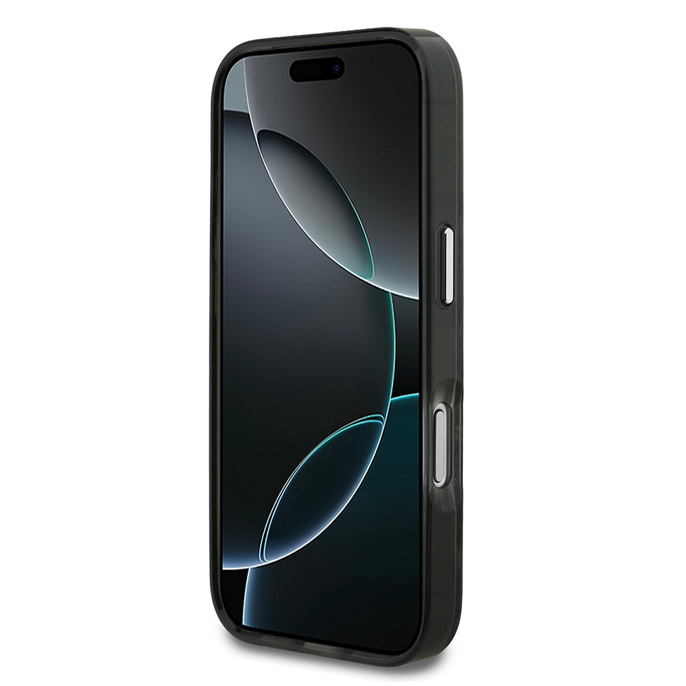 Karl Lagerfeld iPhone 17 Pro Orjinal Lisanslı M-safe Şarj Özellikli IML Baskılı Monogram Dizayn Kılıf