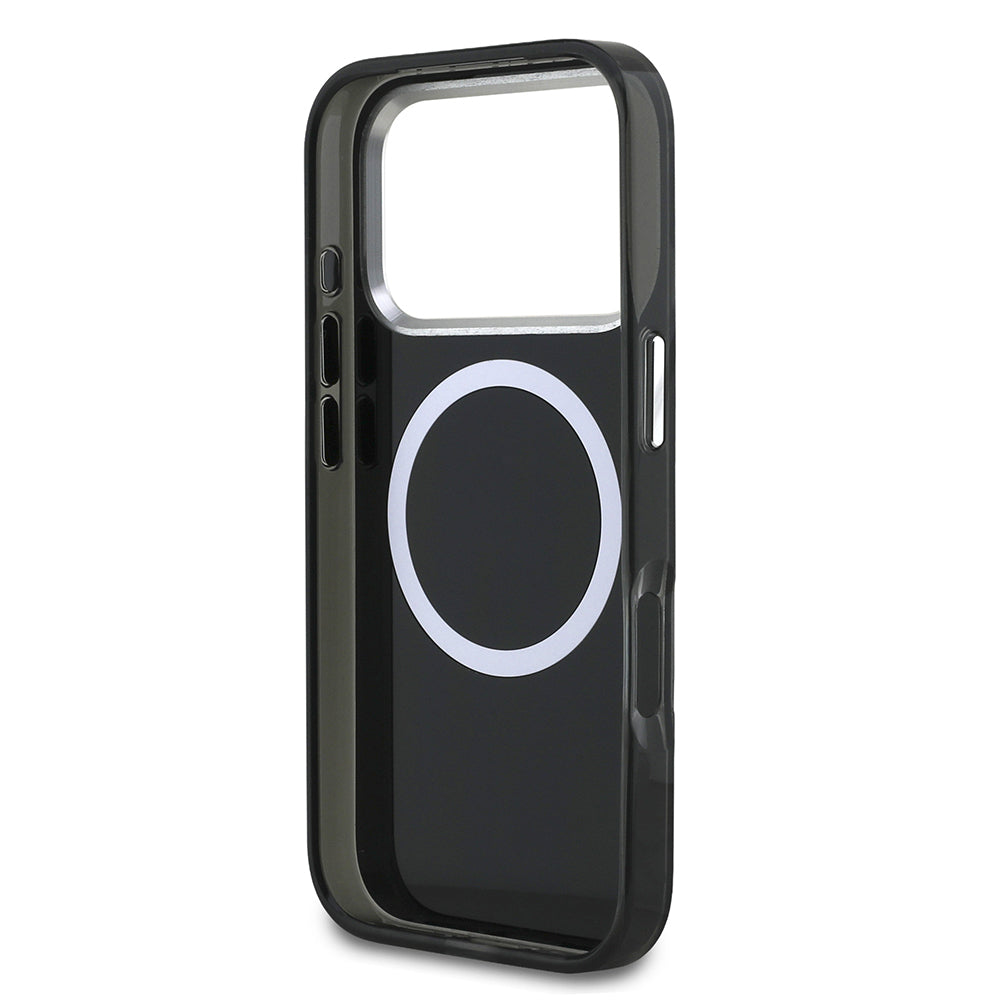 Karl Lagerfeld iPhone 17 Pro Orjinal Lisanslı M-safe Şarj Özellikli IML Baskılı Monogram Dizayn Kılıf