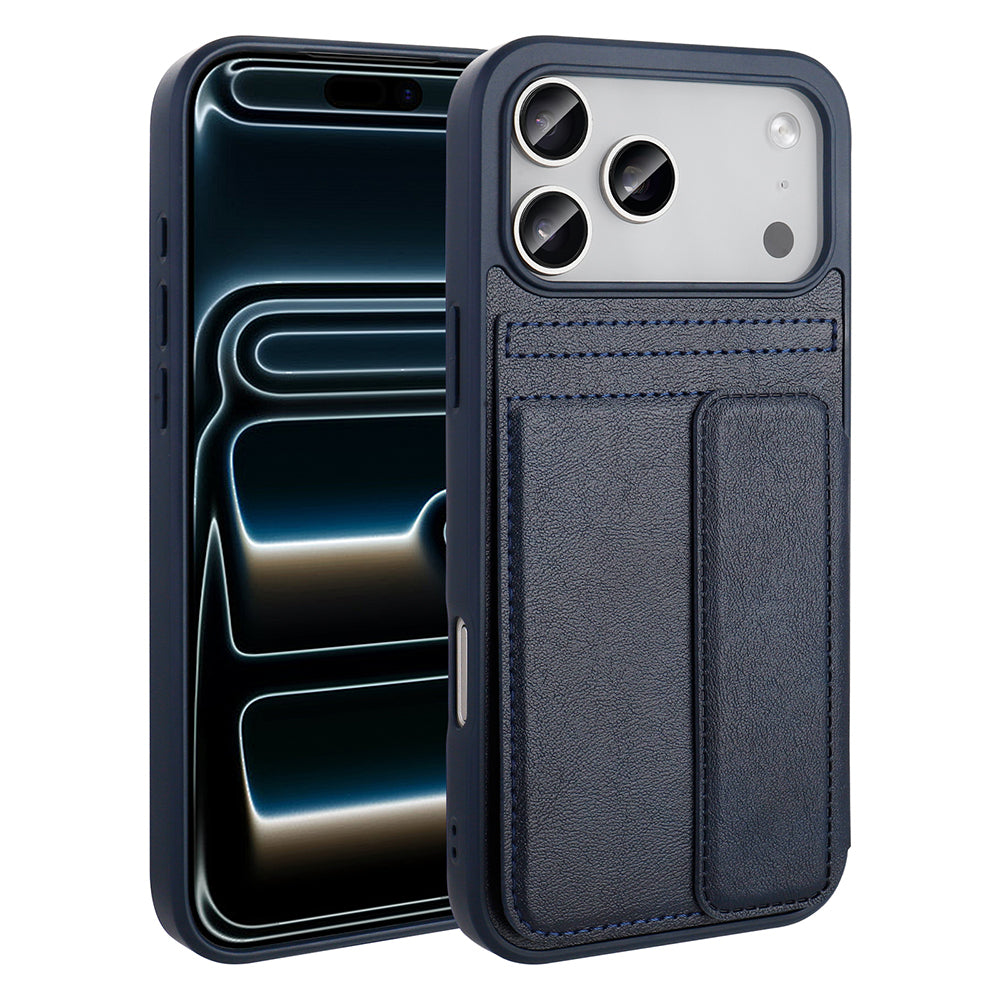 Cepax iPhone 17 Pro PU Deri Kartlıklı Sevilla Kılıf