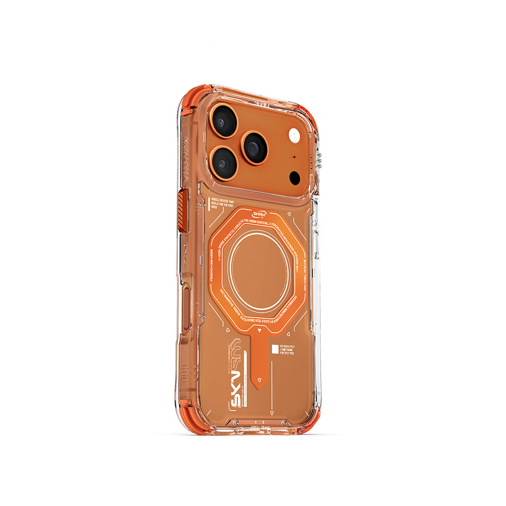 SkinArma iPhone 17 Pro M-safe Airbag Tasarımlı Magma Telefon Kılıfı
