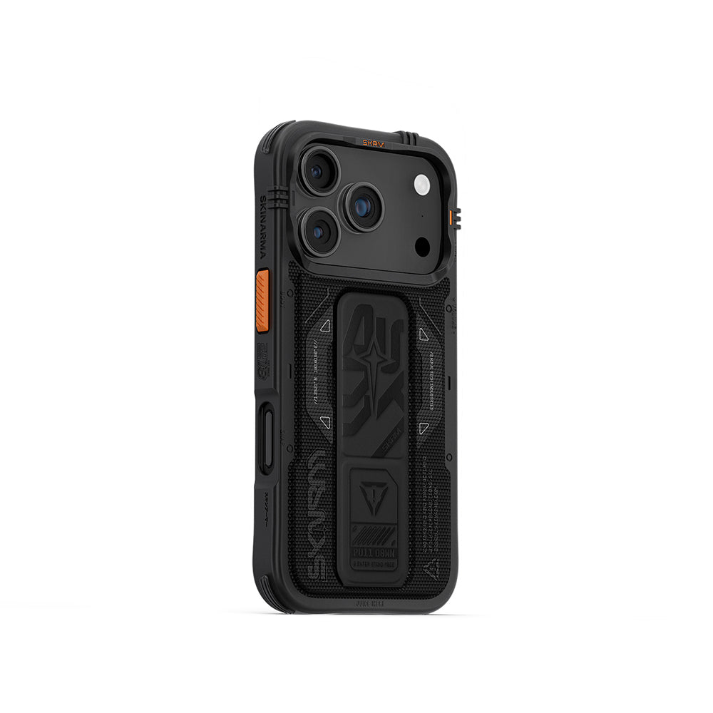 SkinArma iPhone 17 Pro M-safe Airbag Tasarımlı Standlı Phantom Telefon Kılıfı
