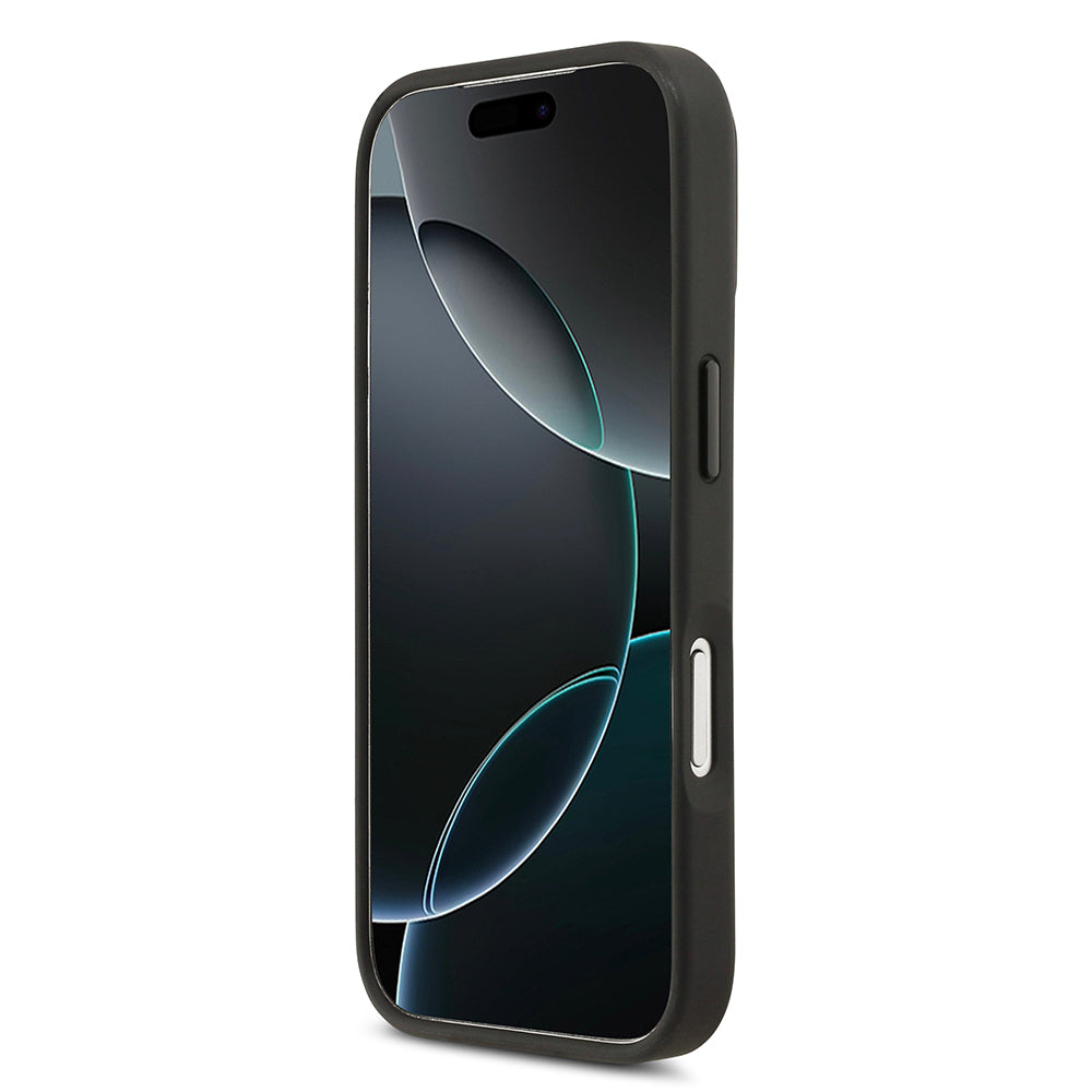 TUMI iPhone 17 Pro M-safe Şarj Özellikli Deri Noktalı Dizayn Telefon Kılıfı