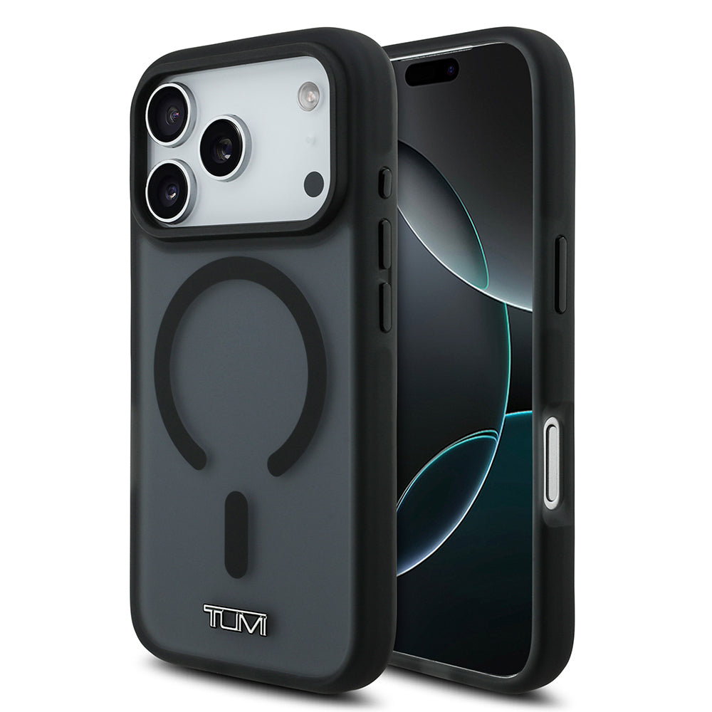 TUMI iPhone 17 Pro Orjinal Lisanslı M-safe Şarj Özellikli Buzlu Transparan Telefon Kılıfı