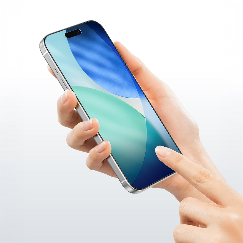 Amazingthing Radix iPhone 17 Pro Max Parmak İzi Bırakmayan Temperli Cam Ekran Koruyucu