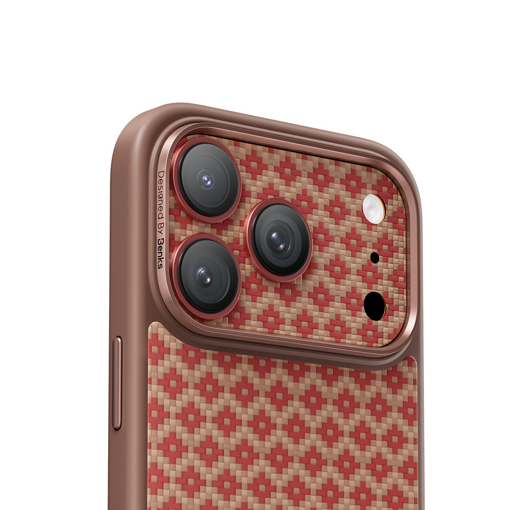 Benks ArmorWarrior ArmorGrid Serisi iPhone 17 Pro Max Kevlar Kamera Lens Koruyucu