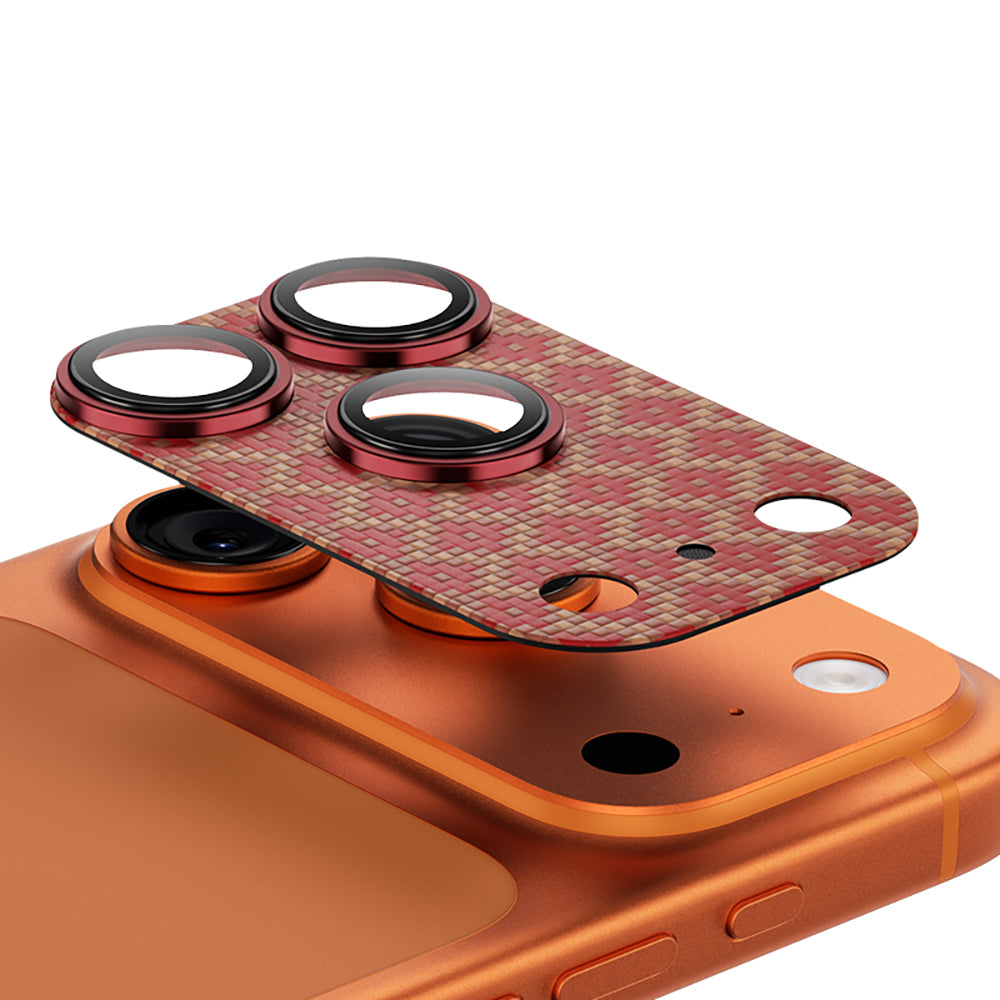 Benks ArmorWarrior ArmorGrid Serisi iPhone 17 Pro Max Kevlar Kamera Lens Koruyucu