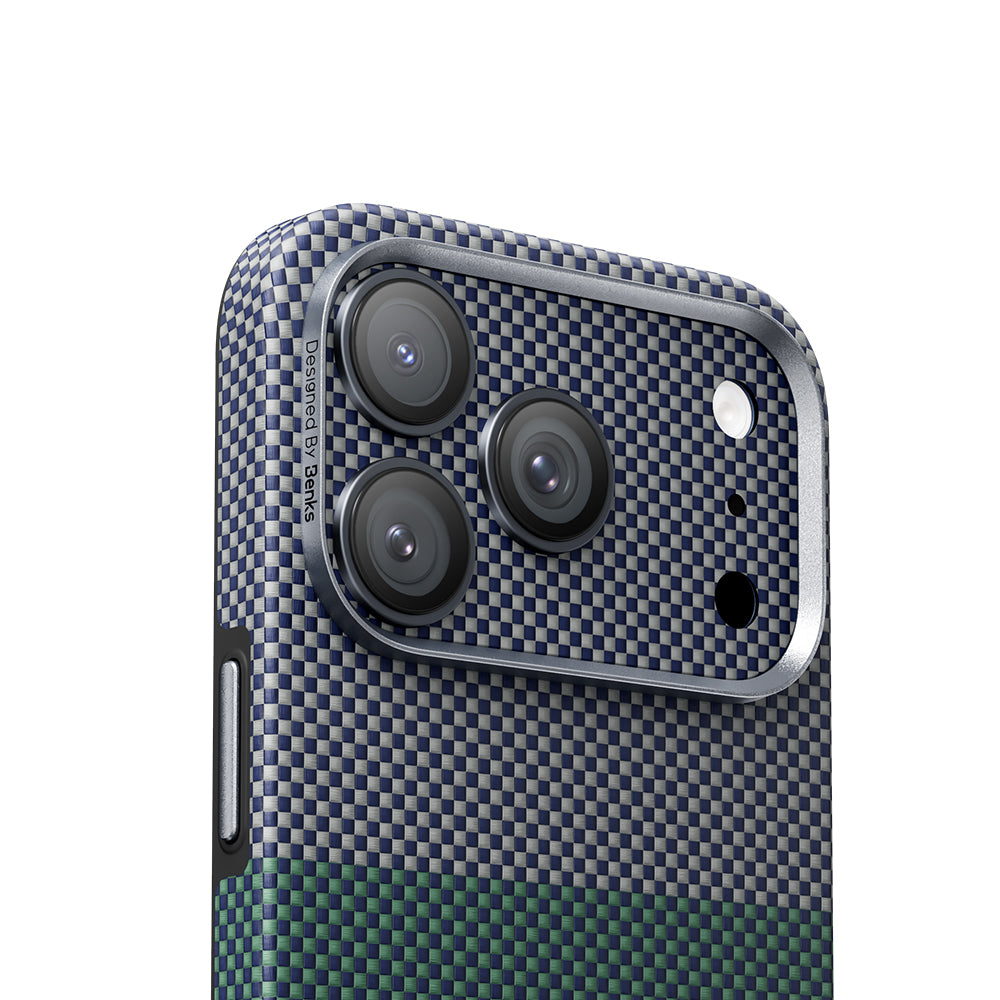 Benks ArmorWarrior Aurora Serisi iPhone 17 Pro Max Kevlar Kamera Lens Koruyucu