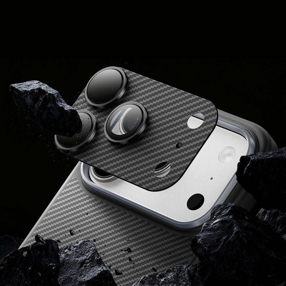 Benks ArmorWarrior Serisi iPhone 17 Pro Max 600D Kevlar Kamera Lens Koruyucu