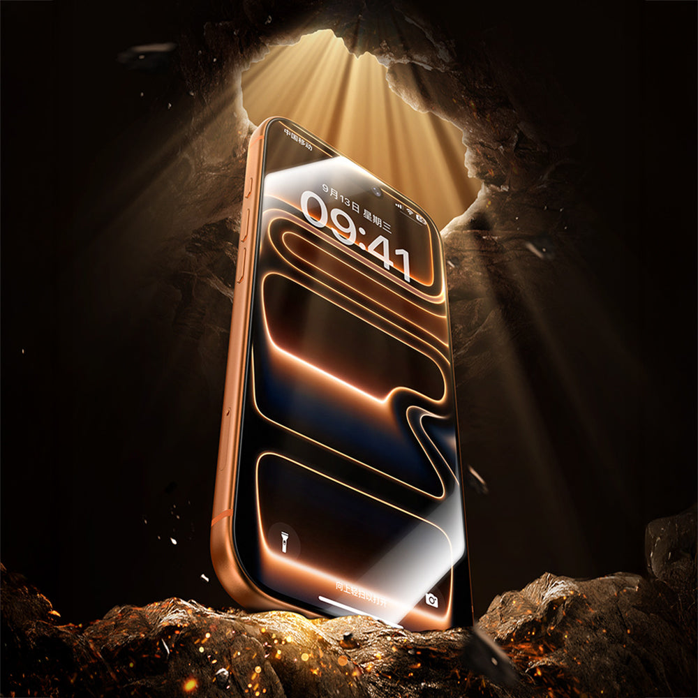 Benks Glass Warrior 2.0 EZFita iPhone 17 Pro Max Safir Cam Ekran Koruyucu + Kolay Uygulama Aparatı