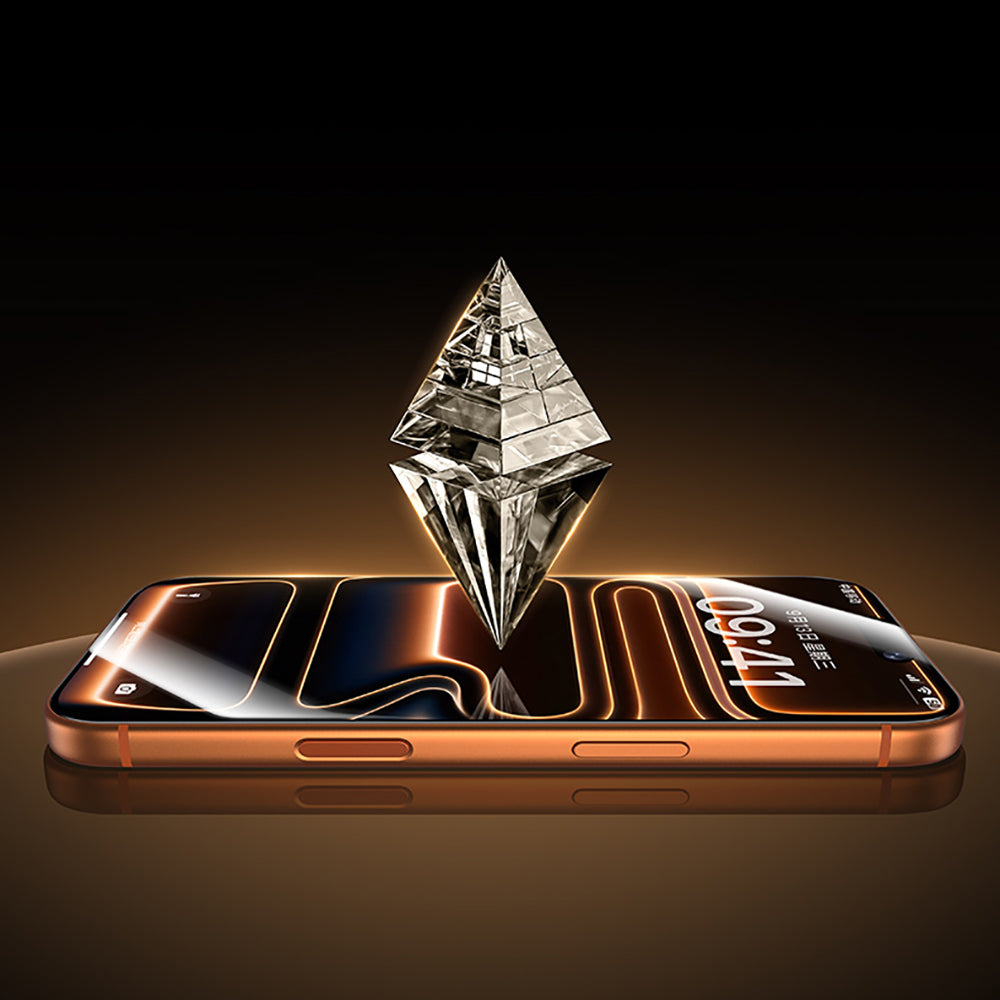 Benks Glass Warrior 2.0 EZFita iPhone 17 Pro Max Safir Cam Ekran Koruyucu + Kolay Uygulama Aparatı