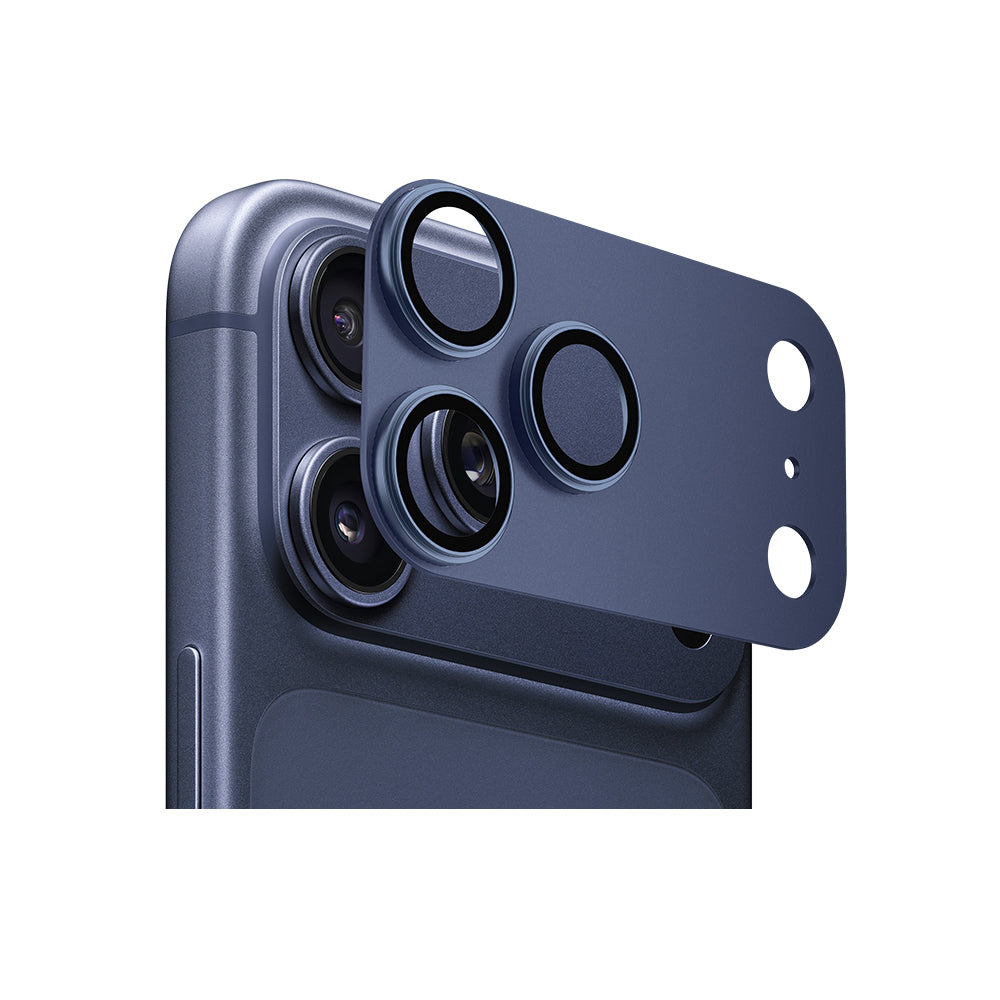 Go Des FC007 Titanyum Serisi iPhone 17 Pro Max Anti Reflective Kamera Lens Koruyucu