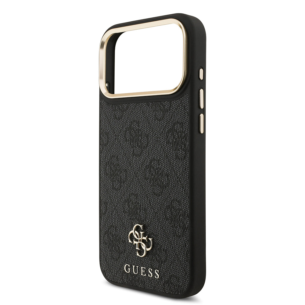 Guess iPhone 17 Pro Max Orjinal Lisanslı 4G ve Yazı Logolu Kılıf + Ekran Koruyucu + Lens Koruyucu 3in1 Aksesuar Seti