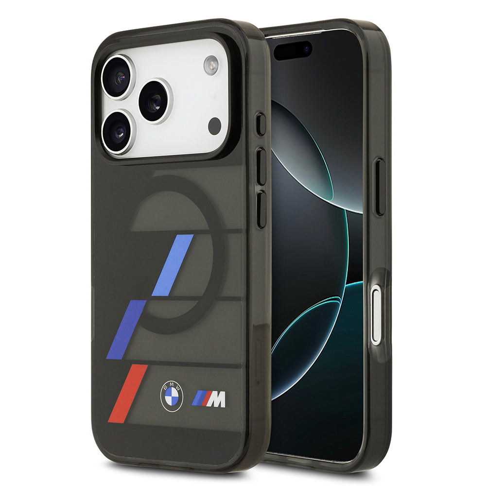 BMW iPhone 17 Pro Max Orjinal Lisanslı M-safe Şarj Özellikli IML Baskılı Üç Renkli M Dizayn Kılıf