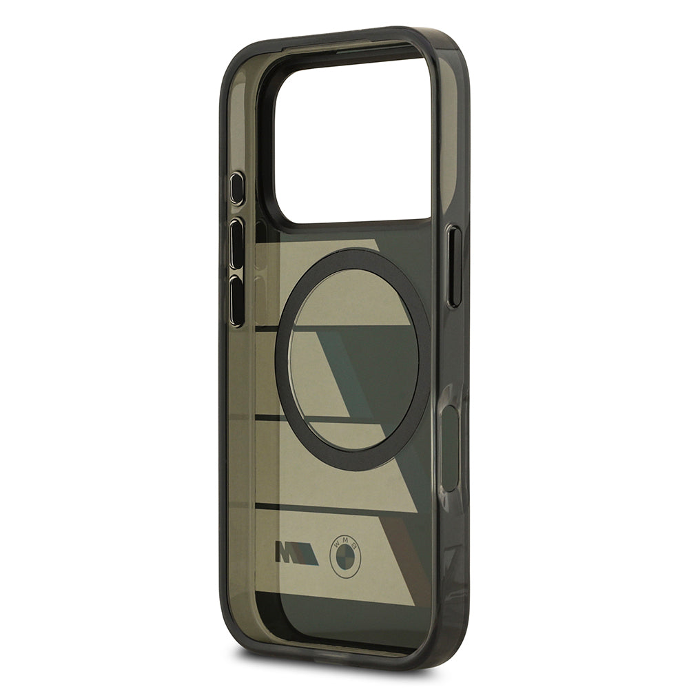 BMW iPhone 17 Pro Max Orjinal Lisanslı M-safe Şarj Özellikli IML Baskılı Üç Renkli M Dizayn Kılıf