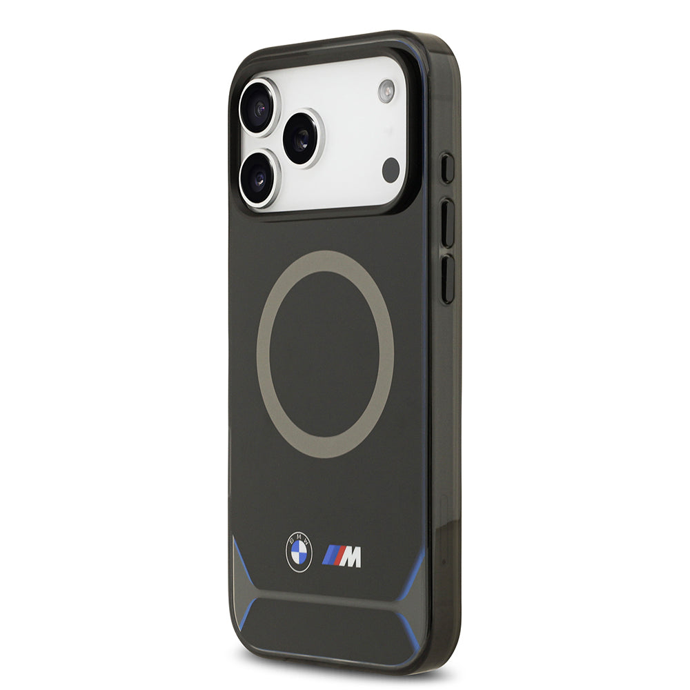 iPhone 17 Pro Max Kılıf BMW Orjinal Lisanslı M-safe Şarj Özellikli Metal Buton Tasarımlı IML Baskılı M Dizayn Kılıf