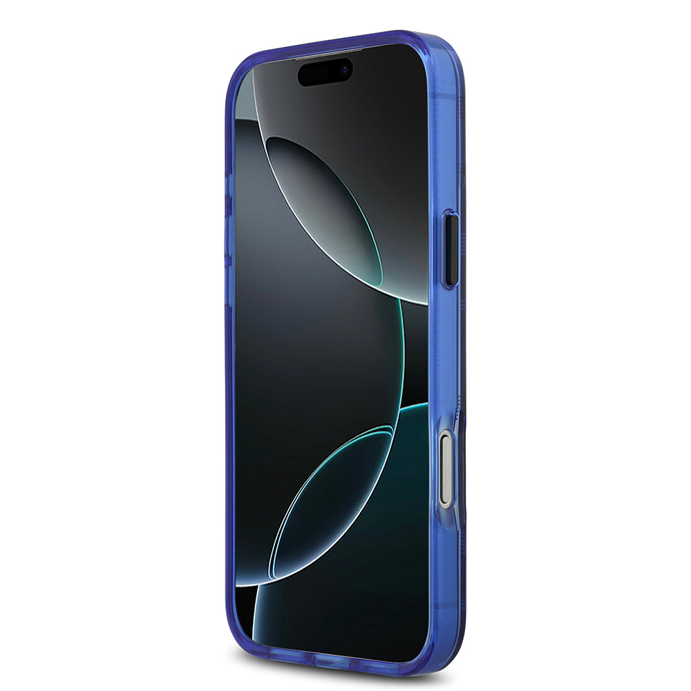 BMW iPhone 17 Pro Max Orjinal Lisanslı M-safe Şarj Özellikli Metal Kamera Butonlu Yatay Şeritli M Dizayn Kılıf