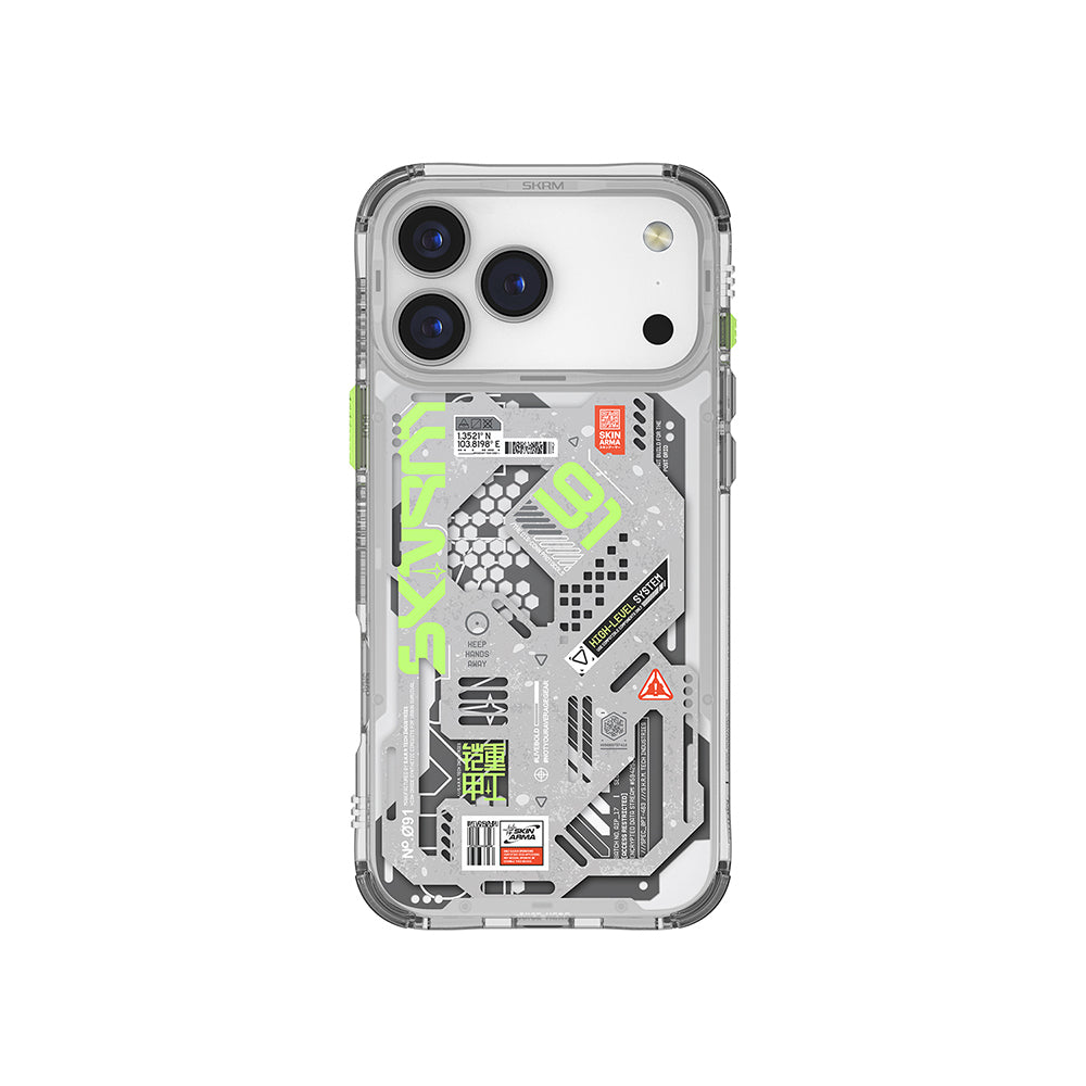 Skinarma Spectra iPhone 17 Pro Max Desenli Airbag Tasarımlı Kılıf