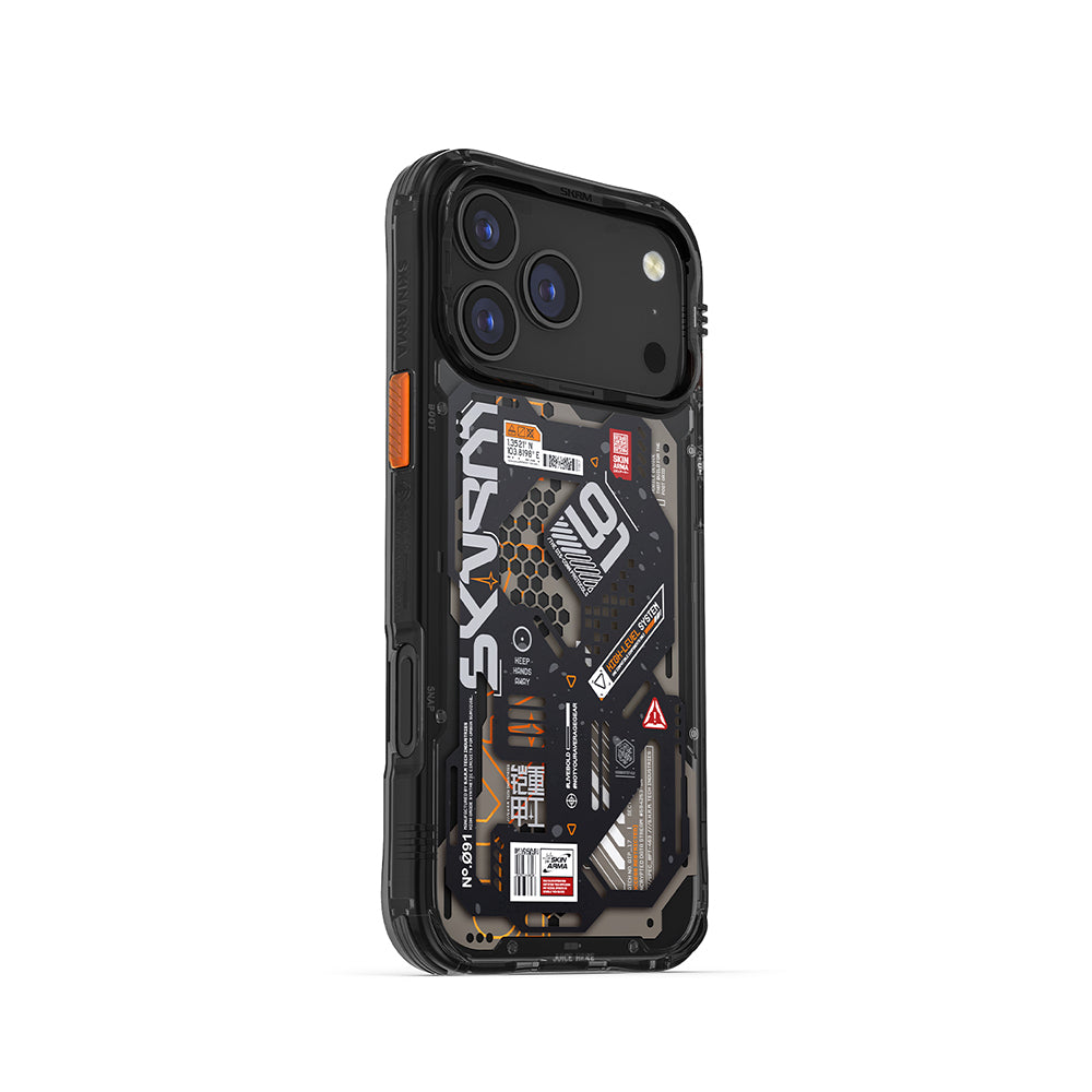 Skinarma Spectra iPhone 17 Pro Max Desenli Airbag Tasarımlı Kılıf