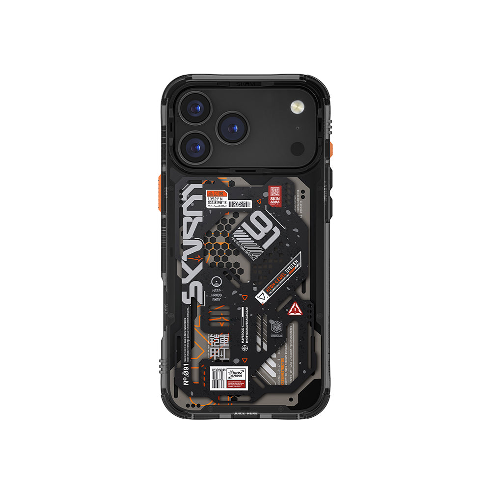 Skinarma Spectra iPhone 17 Pro Max Desenli Airbag Tasarımlı Kılıf