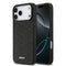 DKNY iPhone 17 Pro Max Orjinal Lisanslı M-safe Şarj Özellikli 3D Yazılı Grid Pattern Telefon Kılıfı