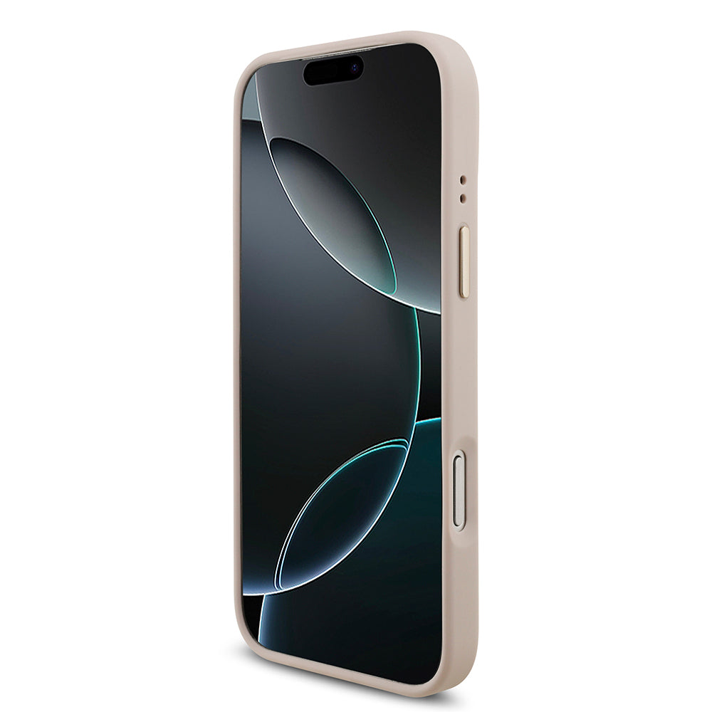 Guess iPhone 17 Pro Max Orjinal Lisanslı 4G Büyük Metal Logolu Kalın Askılı Kılıf
