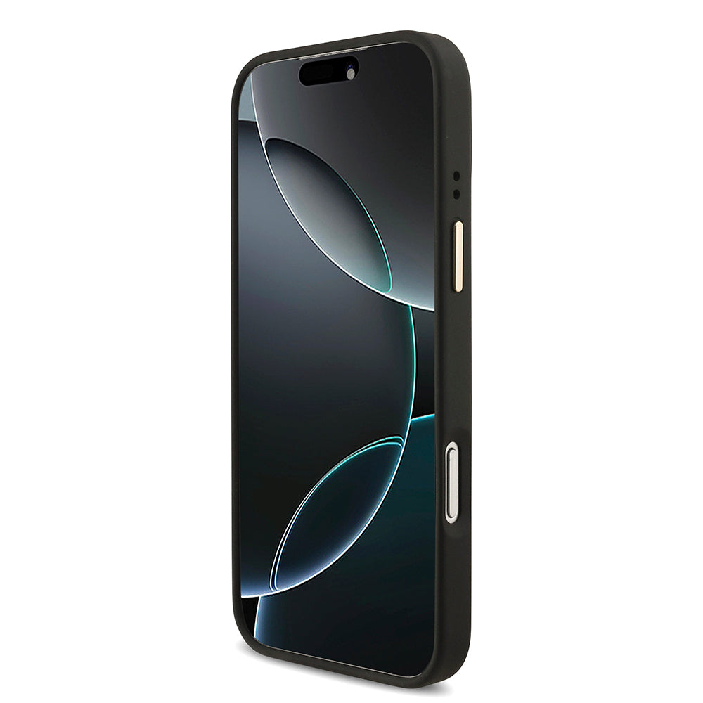 Guess iPhone 17 Pro Max Orjinal Lisanslı 4G Büyük Metal Logolu Kalın Askılı Kılıf