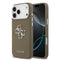Guess iPhone 17 Pro Max Orjinal Lisanslı Grained 4G Metal Büyük Logolu Telefon Kılıfı