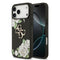 Guess iPhone 17 Pro Max Orjinal Lisanslı Gül Baskılı Büyük Metal Logo Dizaynlı Kılıf