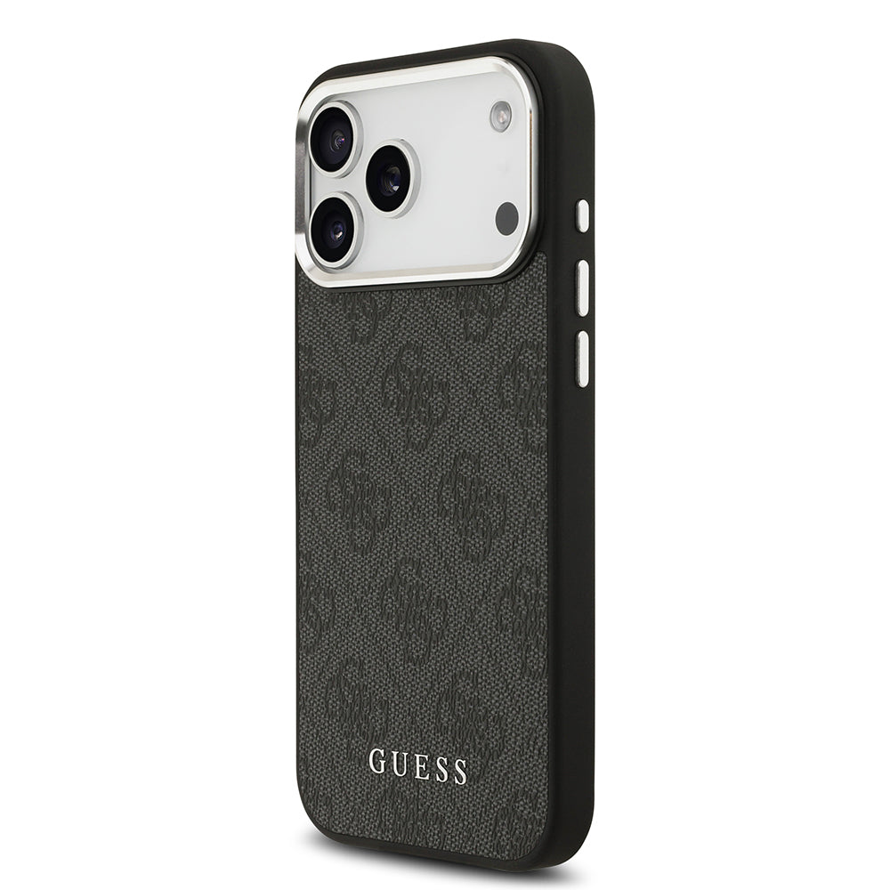 Guess iPhone 17 Pro Max Orjinal Lisanslı M-safe Şarj Özellikli 4G Klasik Yazı Logolu Kılıf