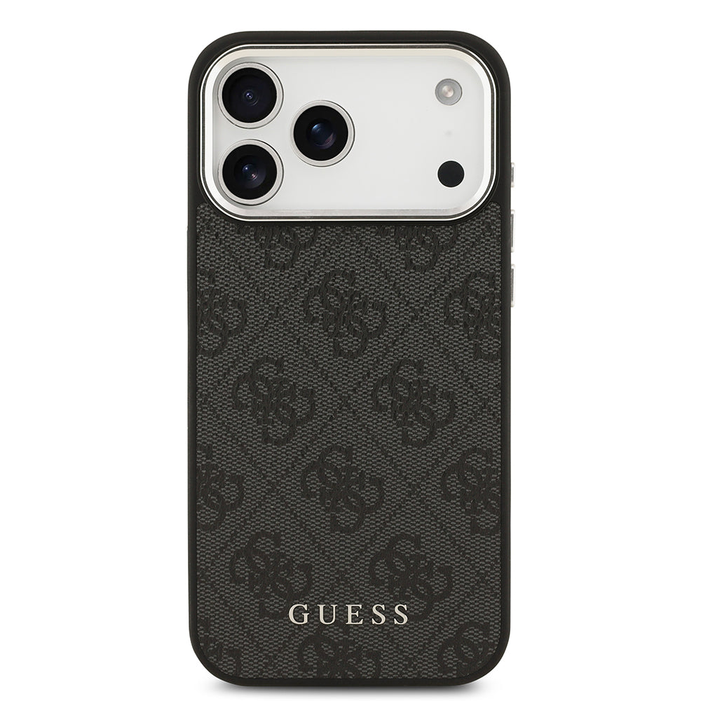 Guess iPhone 17 Pro Max Orjinal Lisanslı M-safe Şarj Özellikli 4G Klasik Yazı Logolu Kılıf