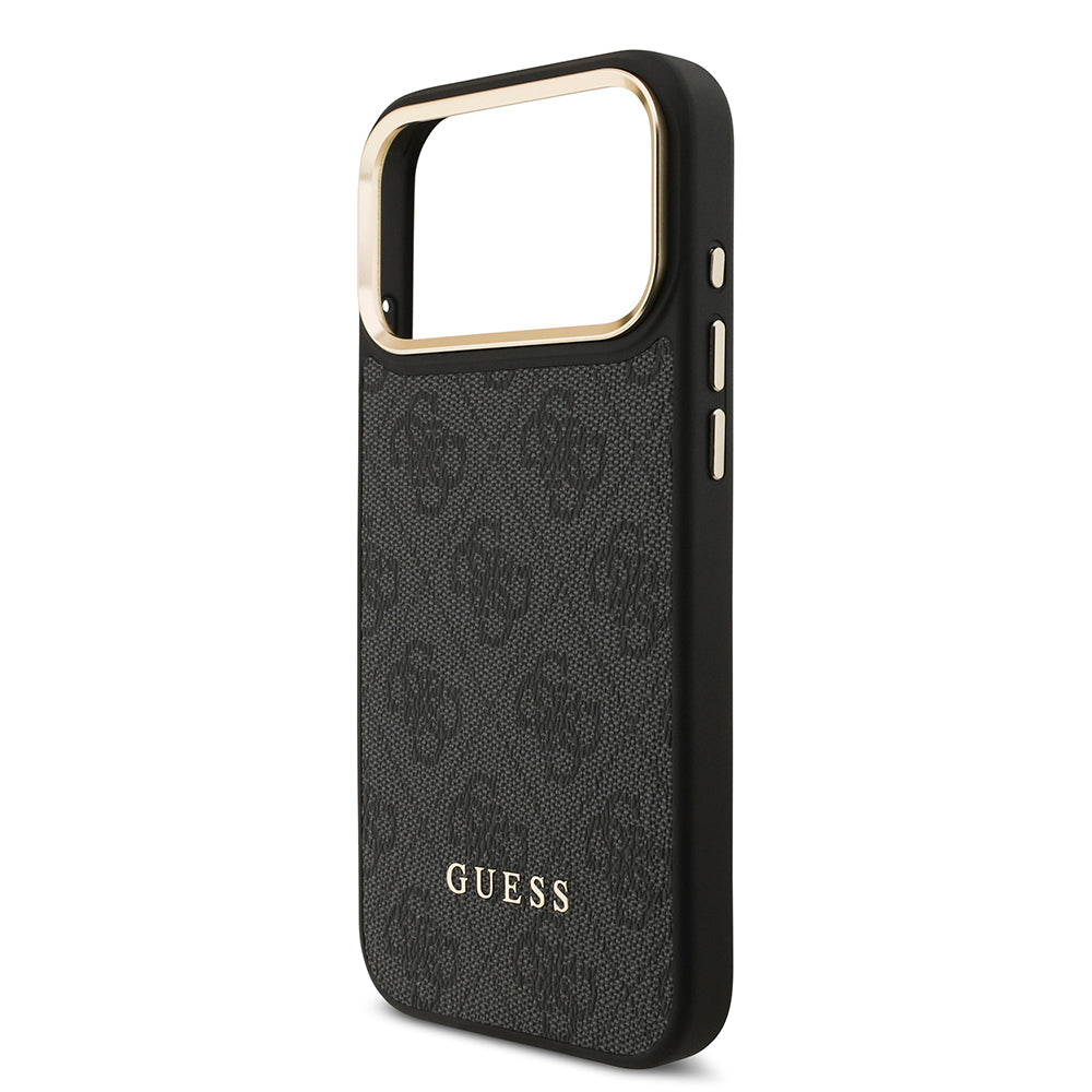 Guess iPhone 17 Pro Max Orjinal Lisanslı M-safe Şarj Özellikli Askılı ve 4G Logo Kartlıklı Kılıf