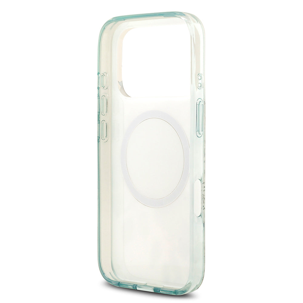Guess iPhone 17 Pro Max Orjinal Lisanslı M-safe Şarj Özellikli Flower Tonal Circle Kılıf