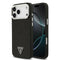 Guess iPhone 17 Pro Max Orjinal Lisanslı M-safe Şarj Özellikli Metal Kamera Çerçeveli Üçgen Logolu Glitter Kılıf