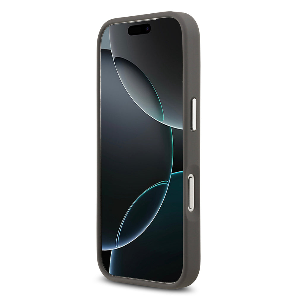 Karl Lagerfeld iPhone 17 Pro Max Orjinal Lisanslı Metal Logolu K&C Heads Pin Kılıf