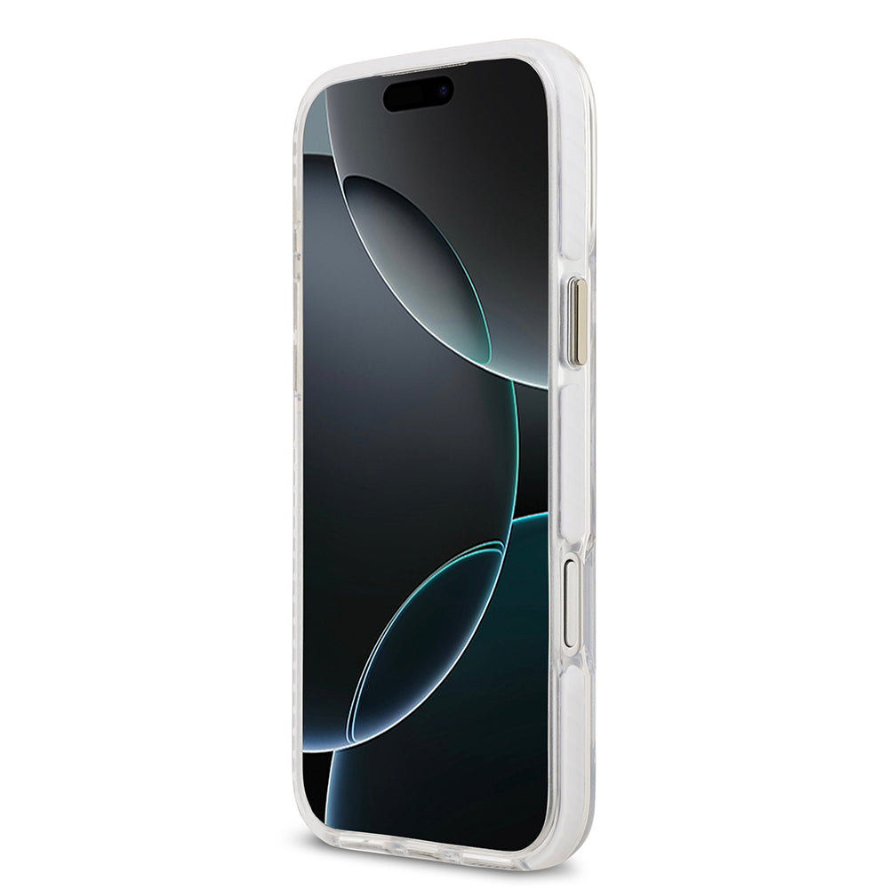 Lacoste iPhone 17 Pro Max Orjinal Lisanslı M-safe Şarj Özellikli Gold Timsah Logolu Buzlu Kılıf