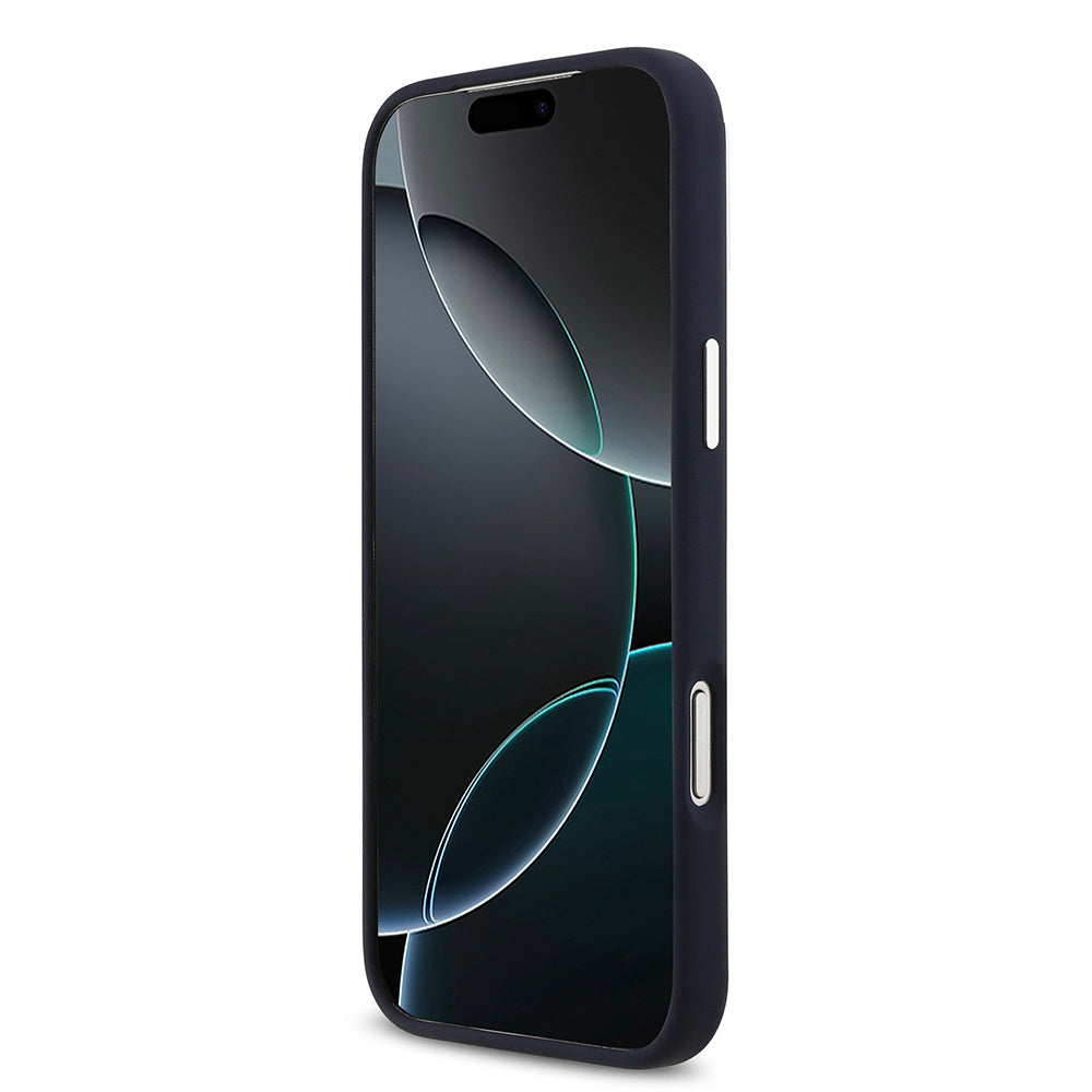 Lacoste iPhone 17 Pro Max Orjinal Lisanslı M-safe Şarj Özellikli İkonik Logolu Metal Kamera Çerçeveli Silikon Kılıf