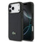 Lacoste iPhone 17 Pro Max Orjinal Lisanslı M-safe Şarj Özellikli PU Pike Desenli Metal Logolu Kılıf