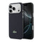 Lacoste iPhone 17 Pro Max Orjinal Lisanslı M-Safe Şarj Özellikli PVC Yarı Pike Desenli Arka Yüzey İkonik Timsah Dokuma Logolu Kılıf