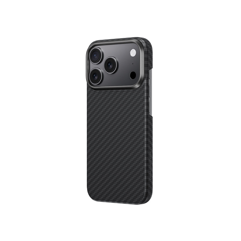 Amazingthing Titan Max Serisi iPhone 17 Pro Max M-safe Şarj Özellikli 1500D Aramid Fiber Kılıf