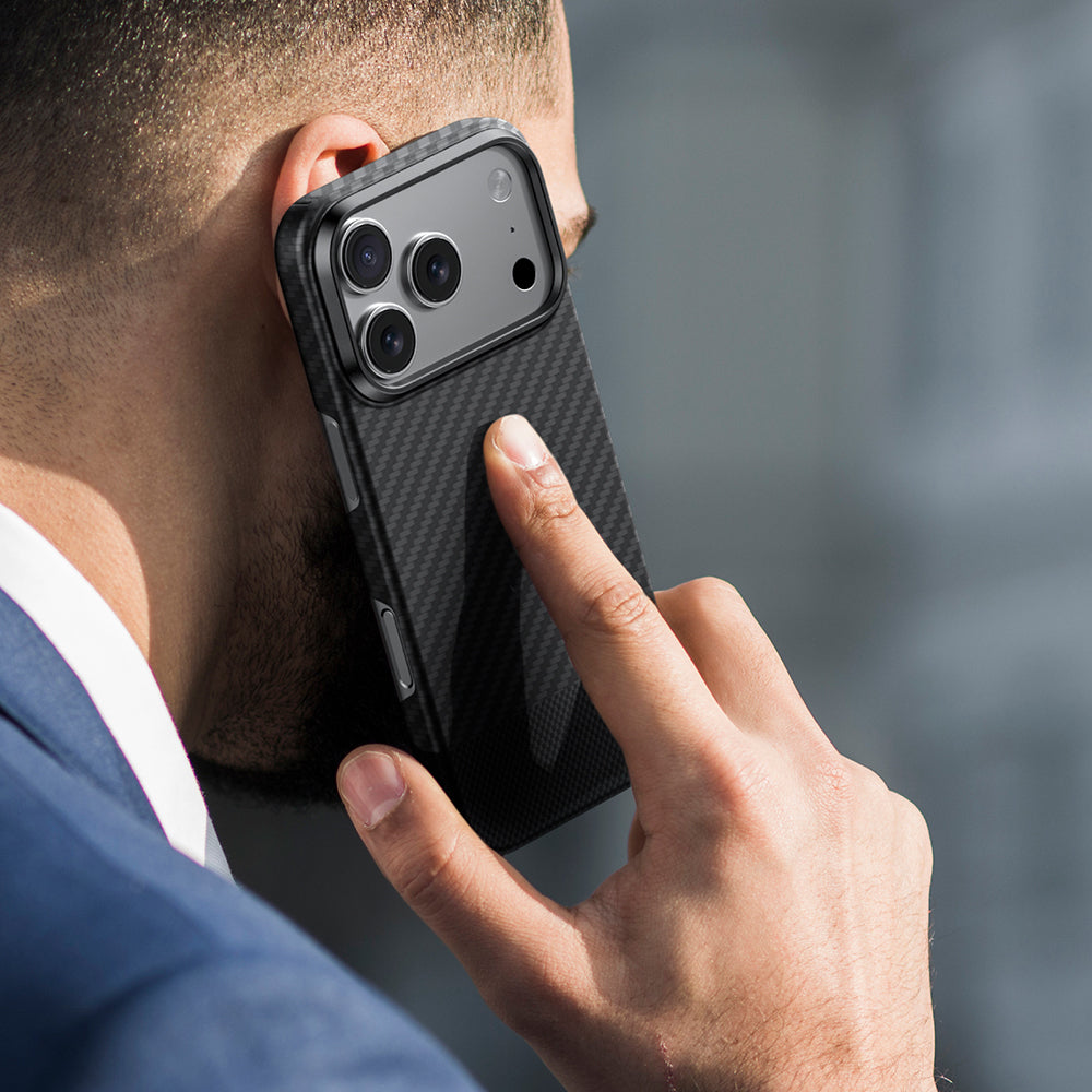 Amazingthing Titan Max Serisi iPhone 17 Pro Max M-safe Şarj Özellikli 1500D Aramid Fiber Kılıf