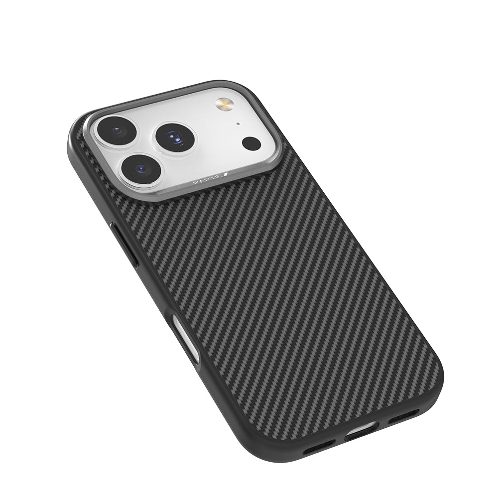 Raptic Aramid Fiber Serisi iPhone 17 Pro Max Magsafe 600D Metal Kamera Çerçeveli Kılıf