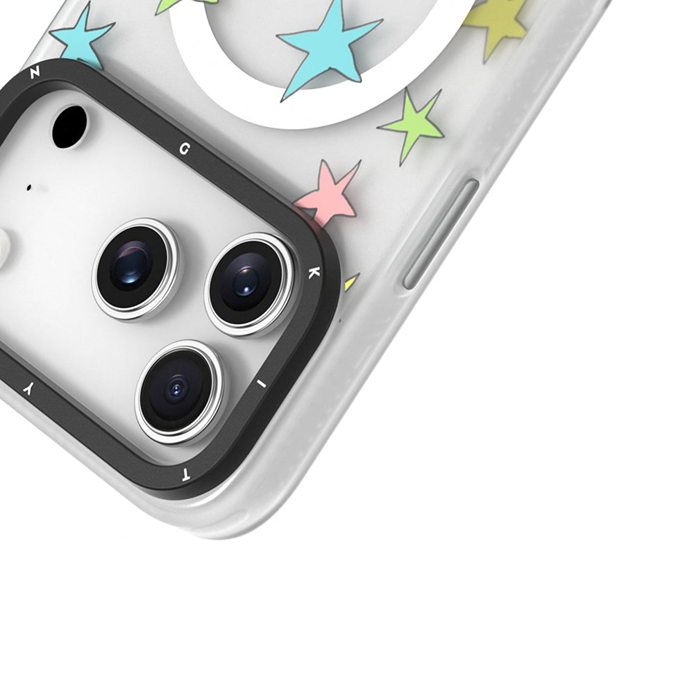 Youngkit Sweathart Serisi iPhone 17 Pro Max M-Safe Şarj Özellikli Airbagli Çift Katmanlı Telefon Kılıfı