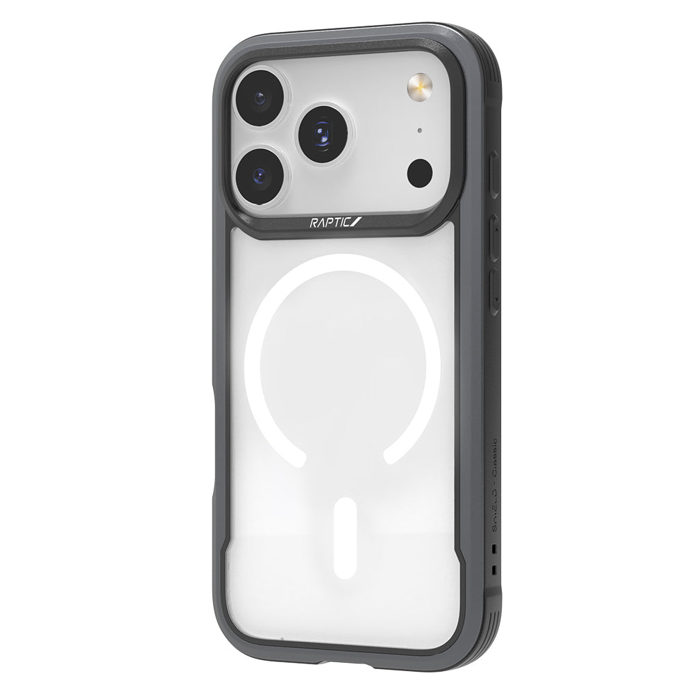 Raptic Shield Serisi iPhone 17 Pro Max Magsafe Airbagli Şeffaf Arka Yüzey Kılıf