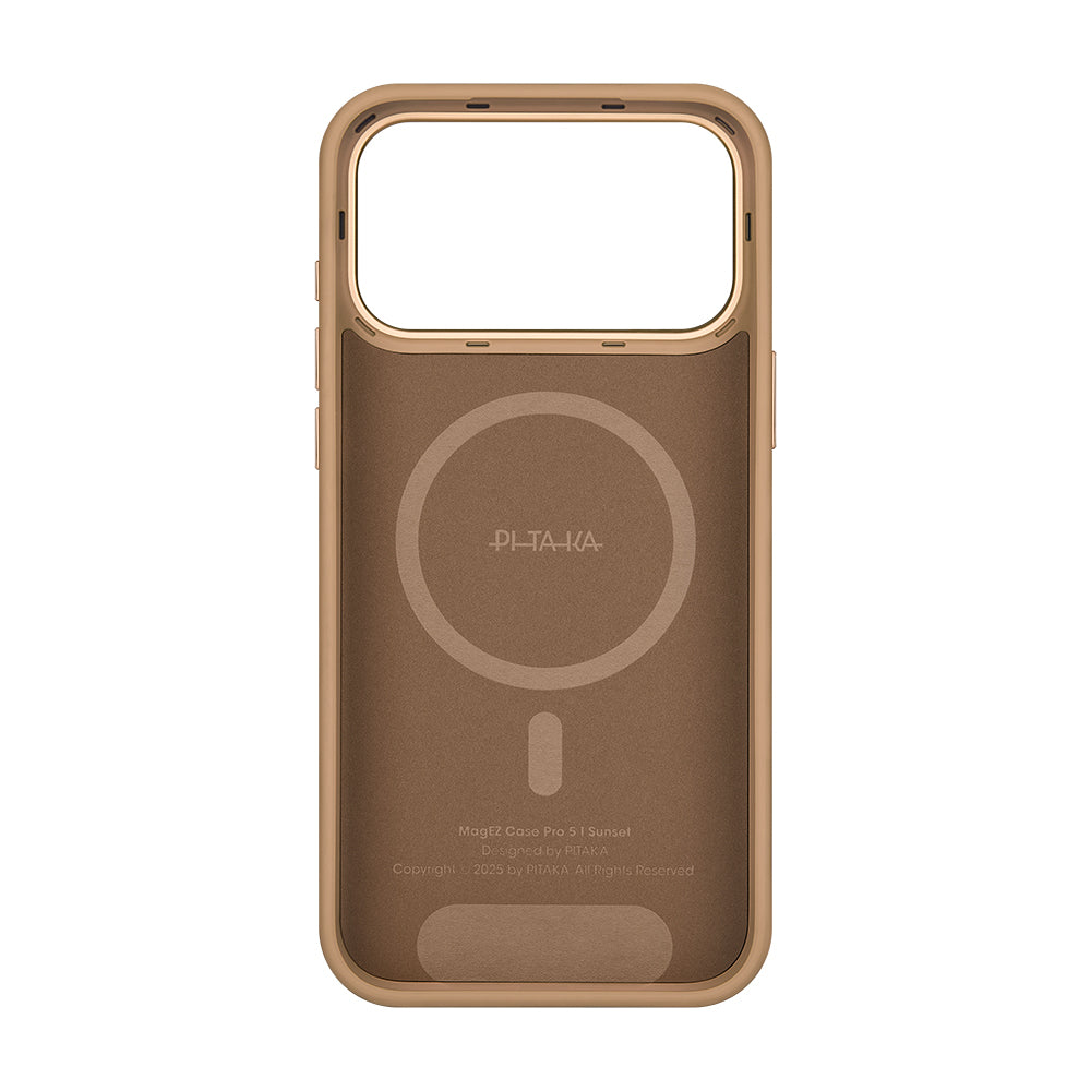 Pitaka Military-Grade Sunset-Moonrise Serisi iPhone 17 Pro Max M-safe Aramid Fiber Sunset Kılıf