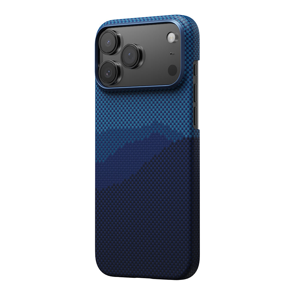Pitaka Tactile Woven Starpeak Serisi iPhone 17 Pro Max M-safe Şarj Özellikli Aramid Fiber Over The Horizon Kılıf