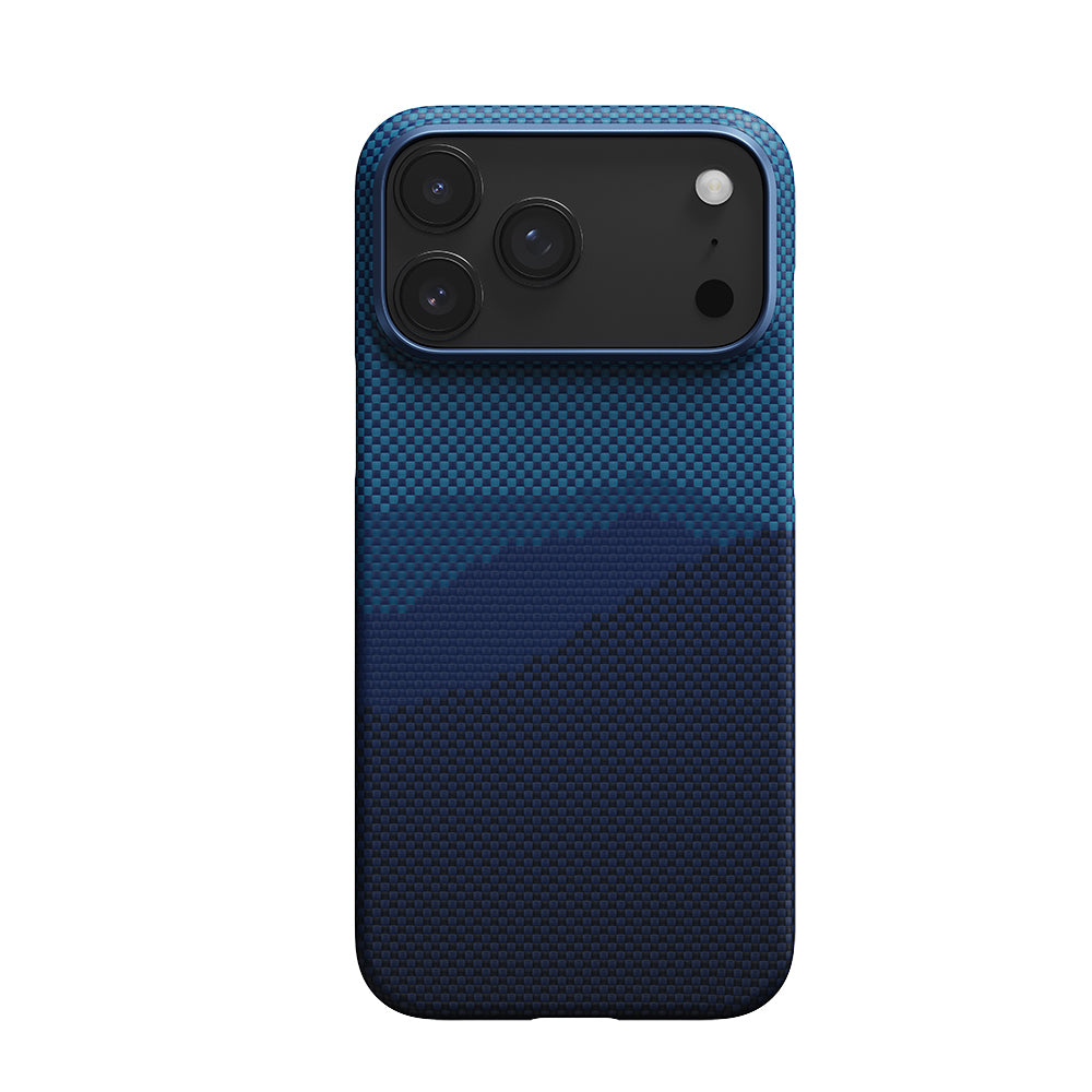 Pitaka Tactile Woven Starpeak Serisi iPhone 17 Pro Max M-safe Şarj Özellikli Aramid Fiber Over The Horizon Kılıf