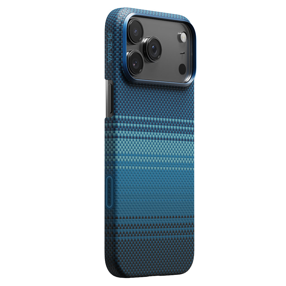 Pitaka Tactile Woven Sunset-Moonrise Serisi iPhone 17 Pro Max Kılıf Magsafe Aramid Fiber Sunset Kılıf
